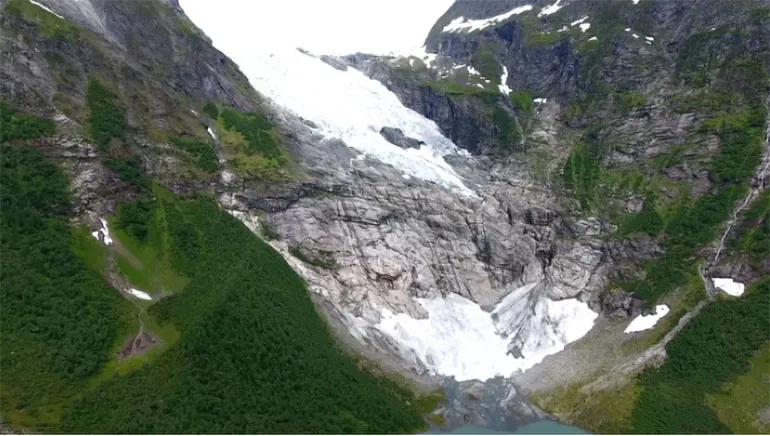 Путешествие по Норвегии - Ледник Юстедальсбреен