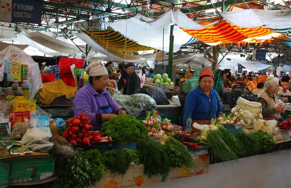 Что посмотреть в Бишкеке - Ошский базар