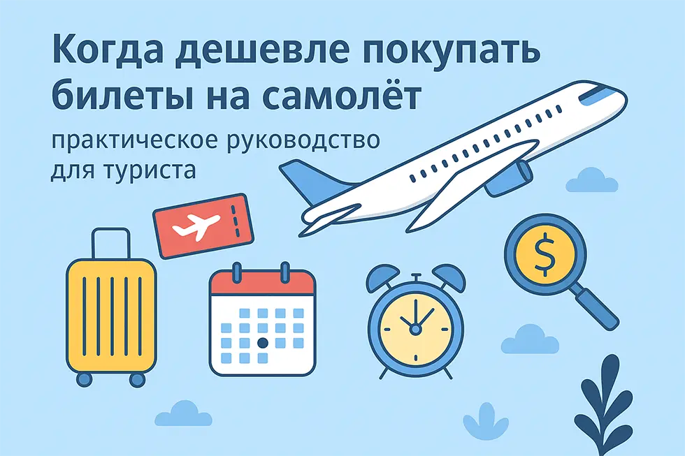 Когда дешевле покупать билеты на самолёт