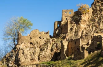 Аул-призрак Гамсутль и Салтинский водопад