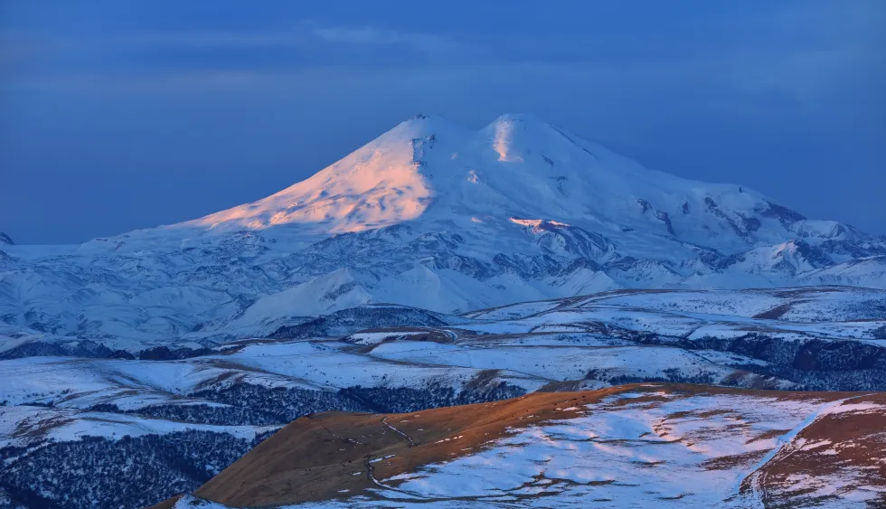Русская Исландия или плато Бермамыт днем
