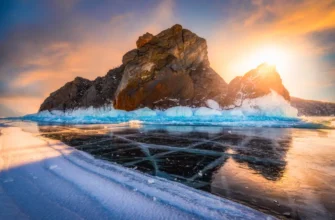 Жемчужины зимнего Байкала — Ольхон и скала Шаманка