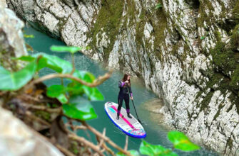 «Вглубь веков» — прогулка на сап-бордах по живописному каньону