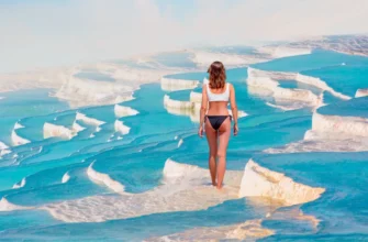 Травертины Памуккале и Античный город Иераполис из Анталии