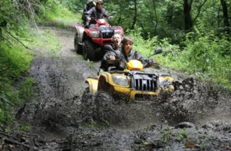 На квадроциклах по бездорожью к горной реке