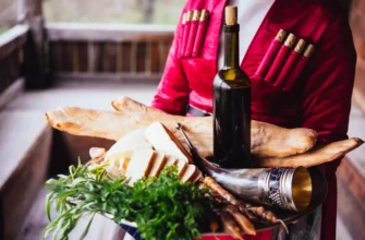 Традиционный ужин в грузинской семье