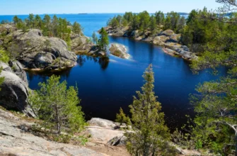 Прогулка на катере по Ладожским шхерам из Сортавалы