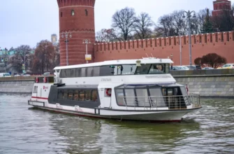 Зимняя прогулка на электроходе «Стрельна» от причала «Киевский»